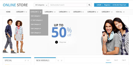 Online eCommerce Retail Store
